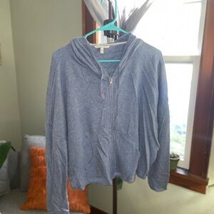 Victoria's Secret Heathered Blue Hoodie